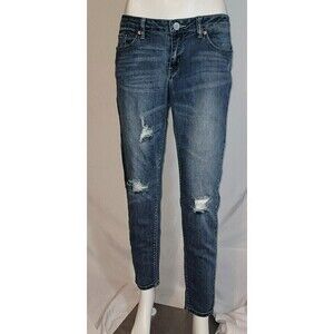 Ashley Mason Stretch Distressed Skinny Jeans - Size 9